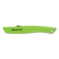 Westcott Safety Ceramic Blade Box Cutter, 6.15", Green 17519